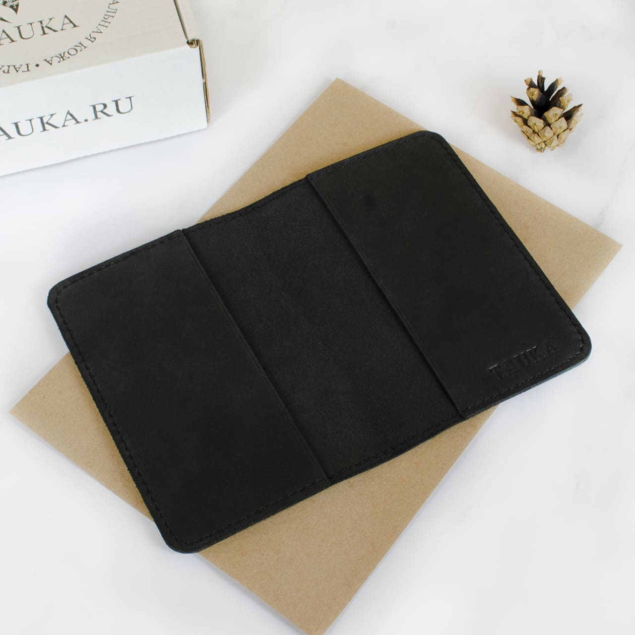 Обложка на паспорт Agate black 2 Обложка на паспорт Agate black — изображение 2