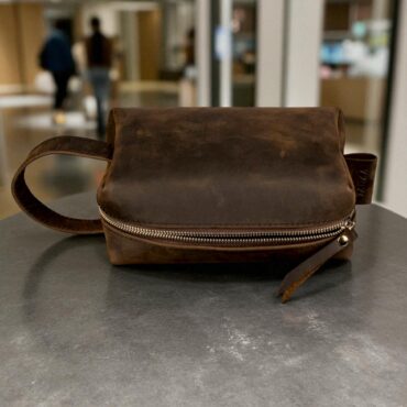 Несессер мужской кожаный цвет Каштан — Voyage
